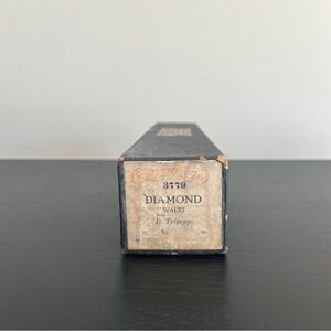 Connorized Piano Roll Diamond Waltz 3779 D Tripeppi Vintage New York RARE